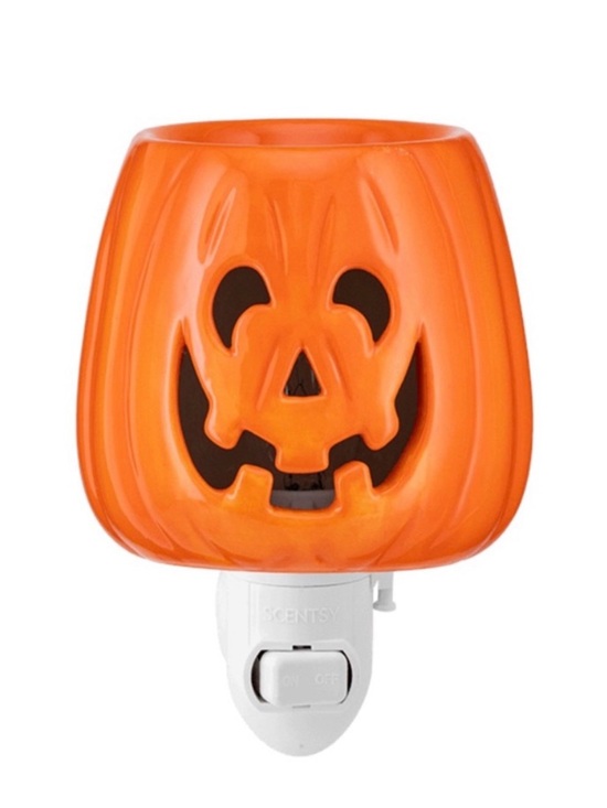 Scentsy Other - Scentsy Mini Ceramic Orange Pumpkin Jack-O'-Lantern Wall Warmer- NIB